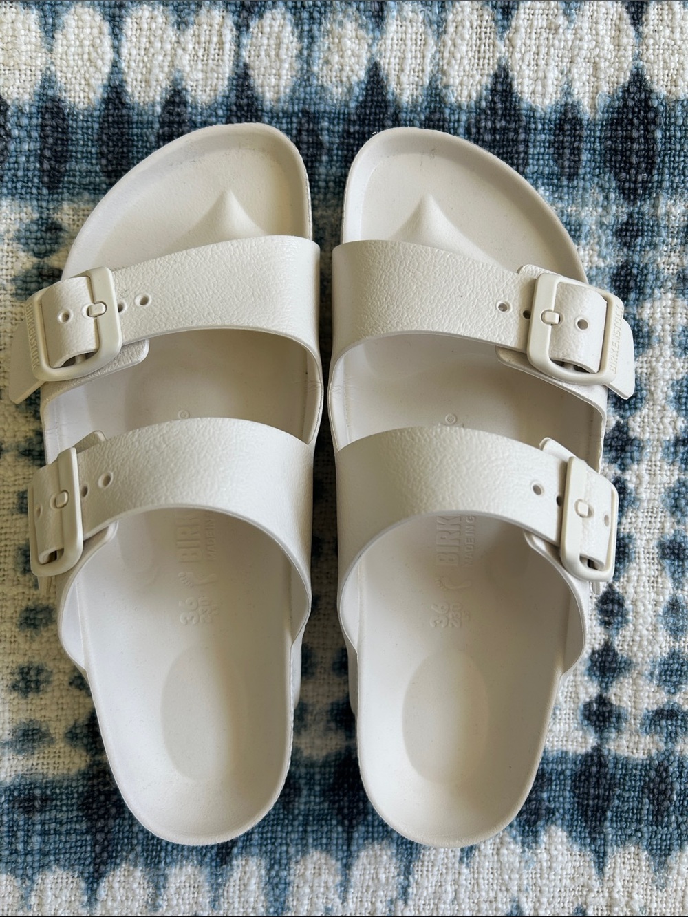 NWOT White Birkenstock Sandals - Size 36 - Picture 2 of 6